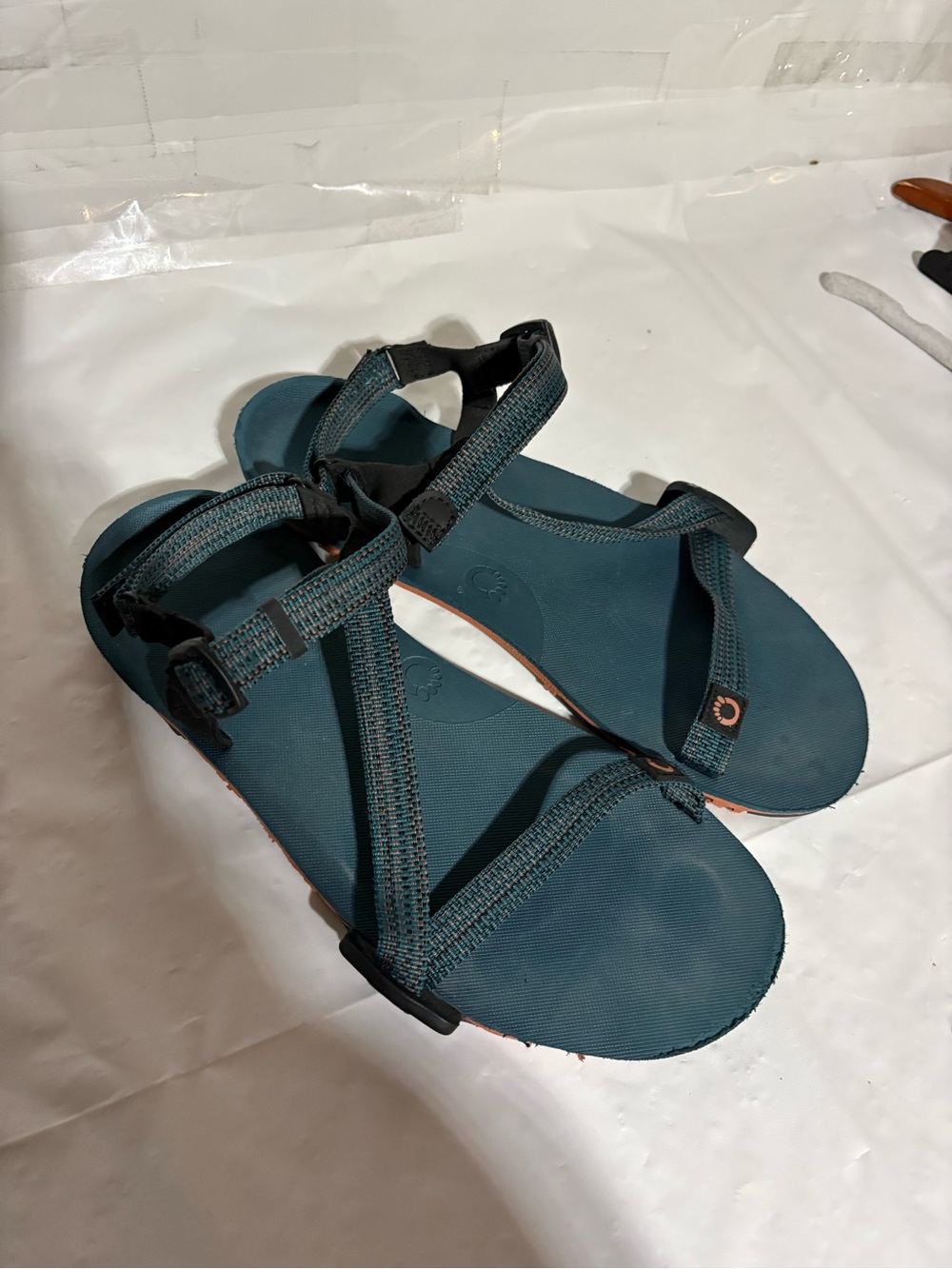 Adjustable Teal Strappy Women's Sandals